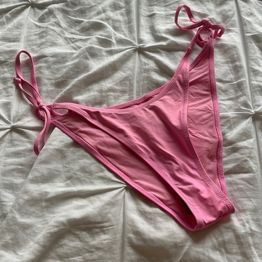 SKIMS Pink Tie Bottoms